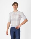 CASTELLI Cycling short sleeve jersey - CLIMBER´S A/C - silver/grey