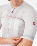 CASTELLI Cycling short sleeve jersey - CLIMBER´S A/C - silver/grey