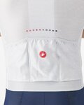 CASTELLI Cycling short sleeve jersey - CLIMBER´S A/C - silver/grey