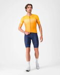 CASTELLI Cycling short sleeve jersey - UPF - orange