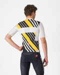 CASTELLI Cycling short sleeve jersey - HERITAGE - black/white/yellow