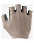 CASTELLI Cycling fingerless gloves - ESPRESSO - grey