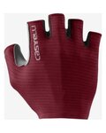 CASTELLI Cycling fingerless gloves - ESPRESSO - bordeaux