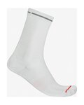 CASTELLI Cyclingclassic socks - PREMIO EVO 18 - white