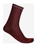 CASTELLI Cyclingclassic socks - PREMIO EVO 18 - bordeaux