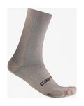 CASTELLI Cyclingclassic socks - ESPRESSO 18 - grey