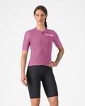 CASTELLI Cycling short sleeve jersey - PREMIO EVO W - purple