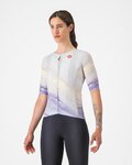 CASTELLI Cycling short sleeve jersey - AERO PRO 8S - purple