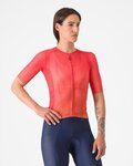 CASTELLI Cycling short sleeve jersey - A/C W - red
