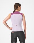 CASTELLI Cycling sleeveless jersey - SOLE - purple/white