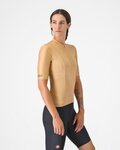 CASTELLI Cycling short sleeve jersey - UNLIMITED W - brown