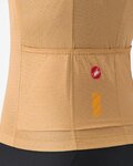 CASTELLI Cycling short sleeve jersey - UNLIMITED W - brown