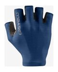 CASTELLI Cycling fingerless gloves - ESPRESSO W - blue