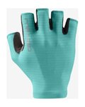 CASTELLI Cycling fingerless gloves - ESPRESSO W - light blue