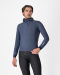 CASTELLI Cycling windproof jacket - FLY UNLTD - blue