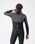 CASTELLI Cycling windproof jacket - FLY UNLTD - black/grey