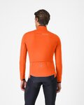 CASTELLI Cycling thermal jacket - ALPHA 150 - orange