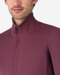 CASTELLI Cycling thermal jacket - ALPHA 150 - bordeaux