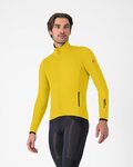 CASTELLI Cycling thermal jacket - ALPHA 150 - yellow