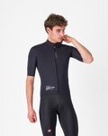 CASTELLI Cycling windproof jacket - DO.DI.CI. SHORT SLEEVE - black