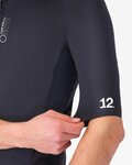 CASTELLI Cycling windproof jacket - DO.DI.CI. SHORT SLEEVE - black