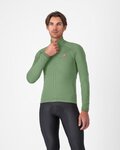 CASTELLI Cycling thermal jacket - COMPETIZIONE - green