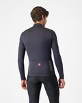 CASTELLI Cycling winter long sleeve jersey - PURO 4 - grey