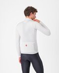 CASTELLI Cycling winter long sleeve jersey - PURO 4 - white