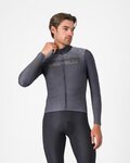 CASTELLI Cycling winter long sleeve jersey - APICE - grey