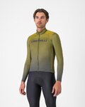CASTELLI Cycling winter long sleeve jersey - APICE - green