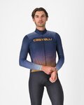 CASTELLI Cycling winter long sleeve jersey - APICE - blue