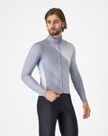 CASTELLI Cycling winter long sleeve jersey - AMPLIFY - grey