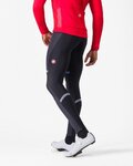 CASTELLI Cycling long bib trousers - POLARE 4 - black