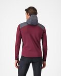 CASTELLI hoodie - UNLIMITED ROAM - bordeaux
