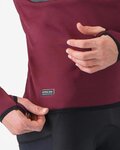 CASTELLI hoodie - UNLIMITED ROAM - bordeaux