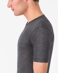 CASTELLI Cycling short sleeve t-shirt - MEDIO BASE LAYER - grey