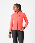 CASTELLI Cycling thermal jacket - UNLIMITED W - pink
