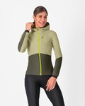 CASTELLI Cycling thermal jacket - UNLIMITED W - green