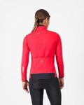 CASTELLI Cycling thermal jacket - ALPHA 150 W - red