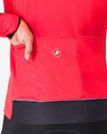 CASTELLI Cycling thermal jacket - ALPHA 150 W - red