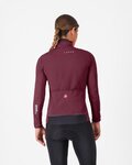 CASTELLI Cycling thermal jacket - ALPHA 150 W - bordeaux