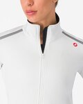 CASTELLI Cycling thermal jacket - ESPRESSO AIR W - white