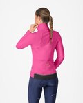 CASTELLI Cycling thermal jacket - ESPRESSO AIR W - pink