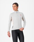 CASTELLI Cycling thermal jacket - ENTRATA 2 W - white