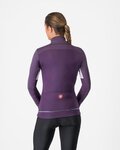 CASTELLI Cycling thermal jacket - ENTRATA 2 W - purple