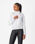 CASTELLI waterproof jacket - EMERGENCY 3 W RAIN - white