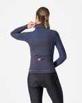 CASTELLI Cycling winter long sleeve jersey - SFIDA 3 - blue