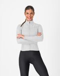 CASTELLI Cycling winter long sleeve jersey - SFIDA 3 - silver