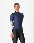 CASTELLI Cycling winter long sleeve jersey - CORSO THERMAL - blue