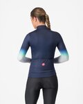 CASTELLI Cycling winter long sleeve jersey - CORSO THERMAL - blue